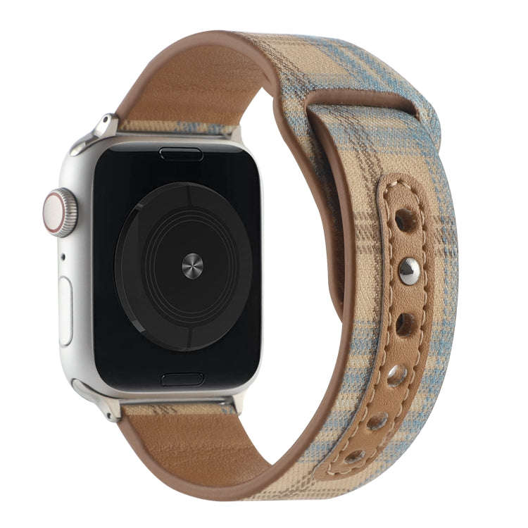 Cloth Texture Sports Leather Watch Band For Apple Watch Ultra 49mm&Watch Ultra 2 49mm / Series 9&...