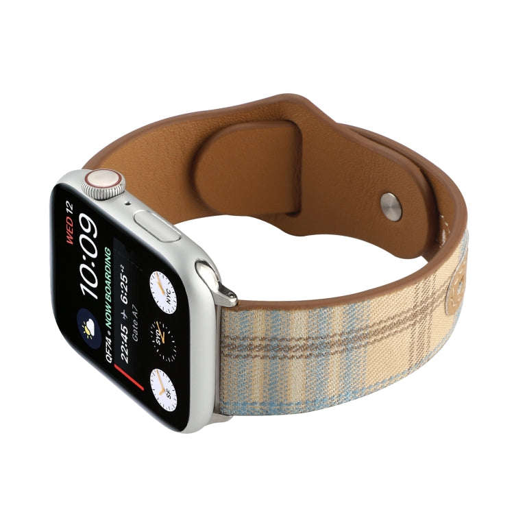 Cloth Texture Sports Leather Watch Band For Apple Watch Ultra 49mm&Watch Ultra 2 49mm / Series 9&...