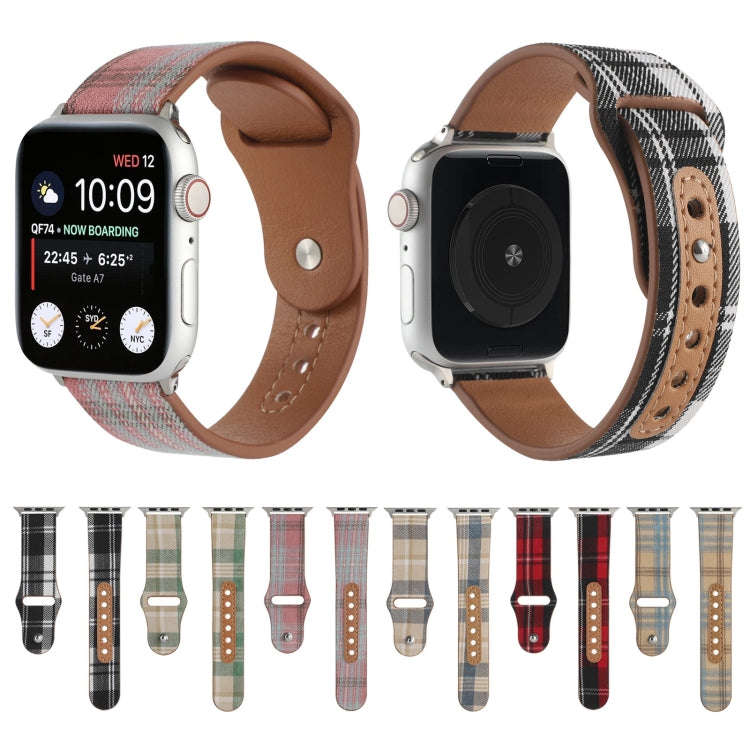 Cloth Texture Sports Leather Watch Band For Apple Watch Ultra 49mm&Watch Ultra 2 49mm / Series 9&...