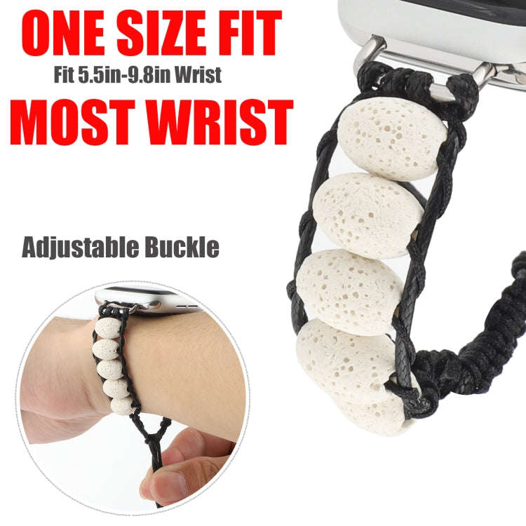 Volcanic Stone Watch Band For Apple Watch Series 9&8&7 41mm / SE 3&SE 2&6&SE&5&4 40mm / 3&2&1 38m...