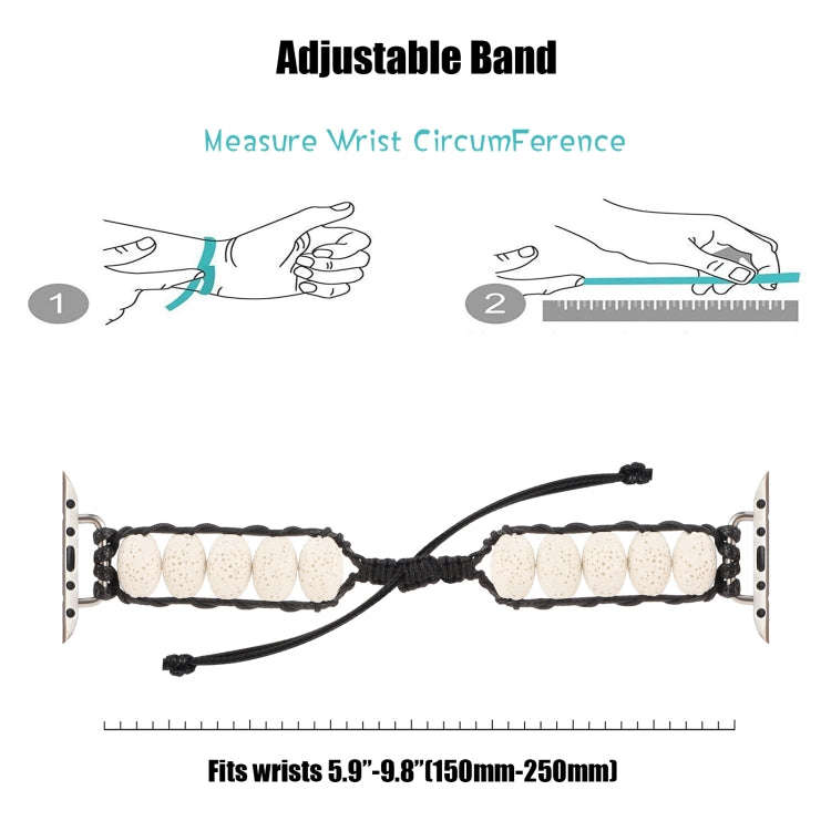 Volcanic Stone Watch Band For Apple Watch Series 9&8&7 41mm / SE 3&SE 2&6&SE&5&4 40mm / 3&2&1 38m...