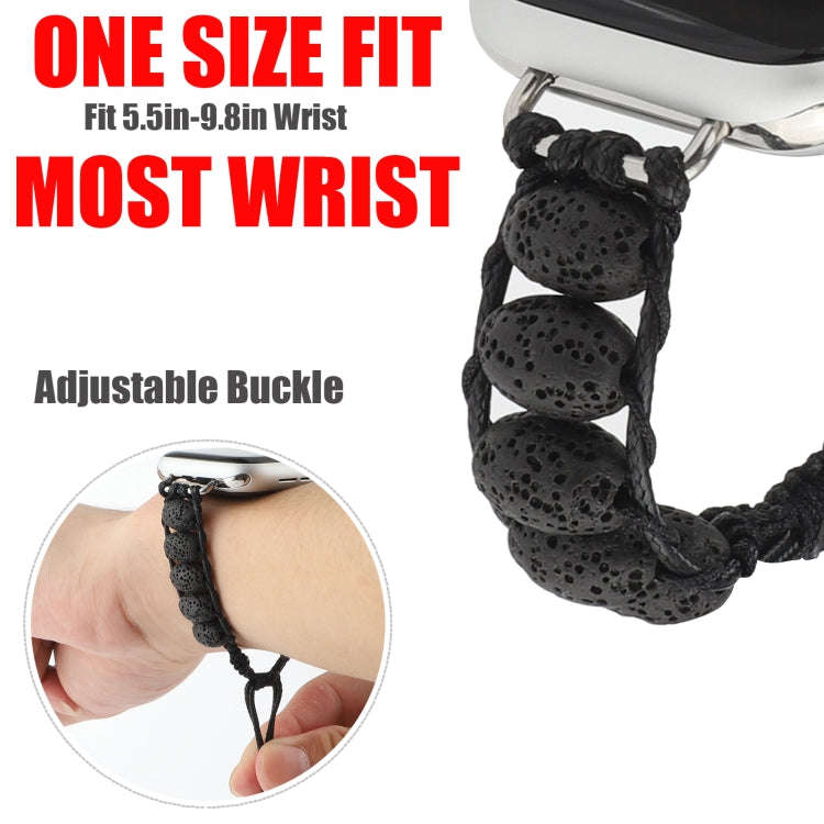 Volcanic Stone Watch Band For Apple Watch Series 9&8&7 41mm / SE 3&SE 2&6&SE&5&4 40mm / 3&2&1 38m...