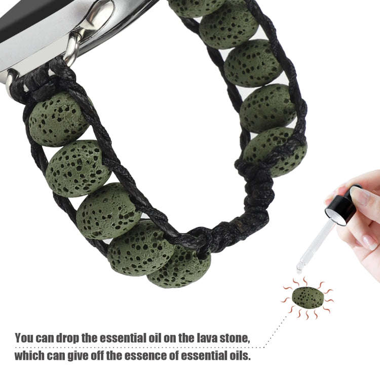 Volcanic Stone Watch Band For Apple Watch Series 9&8&7 41mm / SE 3&SE 2&6&SE&5&4 40mm / 3&2&1 38m...