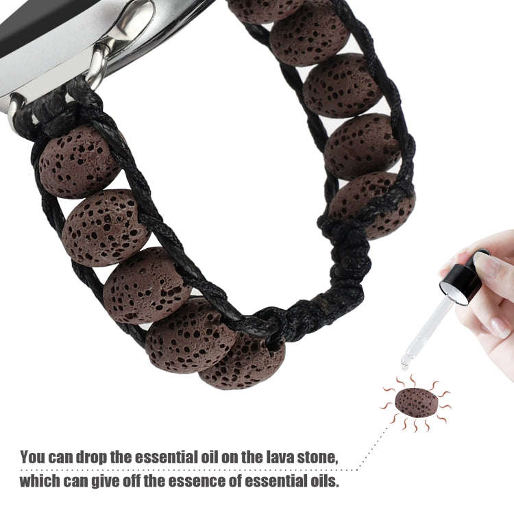 Volcanic Stone Watch Band For Apple Watch Series 9&8&7 41mm / SE 3&SE 2&6&SE&5&4 40mm / 3&2&1 38m...