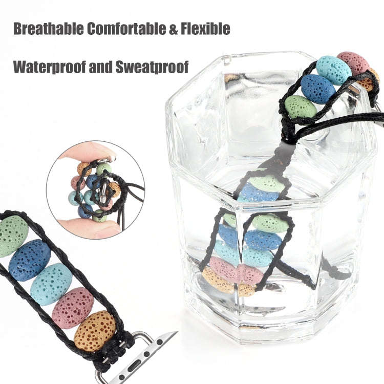 Volcanic Stone Watch Band For Apple Watch Ultra 49mm&Watch Ultra 2 49mm / Series 9&8&7 45mm / SE ...