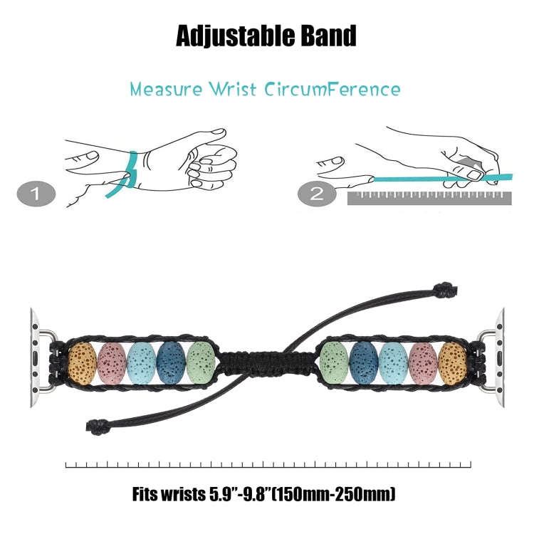 Volcanic Stone Watch Band For Apple Watch Ultra 49mm&Watch Ultra 2 49mm / Series 9&8&7 45mm / SE ...