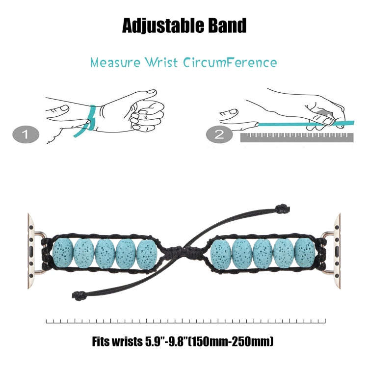 Volcanic Stone Watch Band For Apple Watch Ultra 49mm&Watch Ultra 2 49mm / Series 9&8&7 45mm / SE ...