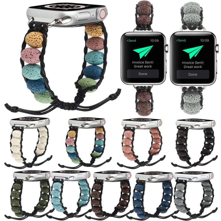 Volcanic Stone Watch Band For Apple Watch Ultra 49mm&Watch Ultra 2 49mm / Series 9&8&7 45mm / SE ...