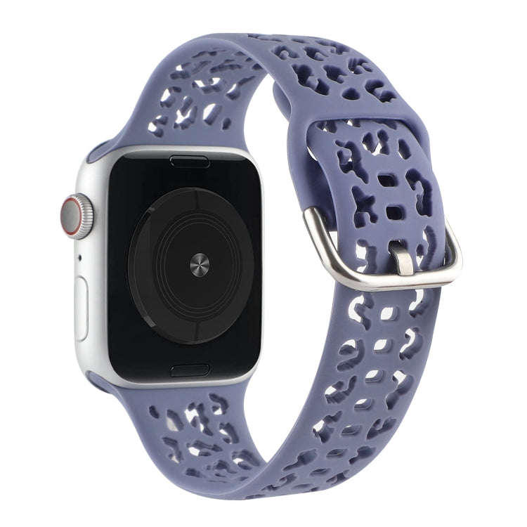 Hollow Out Silicone Watch Band For Apple Watch Ultra 49mm&Watch Ultra 2 49mm / Series 9&8&7 45mm ...
