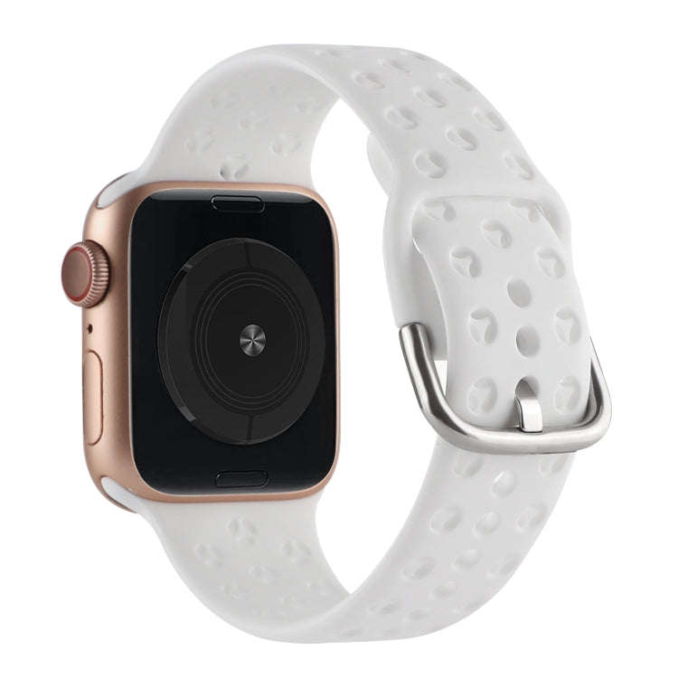 Hollow Out Silicone Watch Band For Apple Watch Ultra 49mm&Watch Ultra 2 49mm / Series 9&8&7 45mm ...