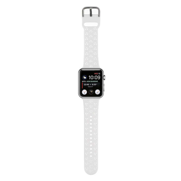 Hollow Out Silicone Watch Band For Apple Watch Ultra 49mm&Watch Ultra 2 49mm / Series 9&8&7 45mm ...