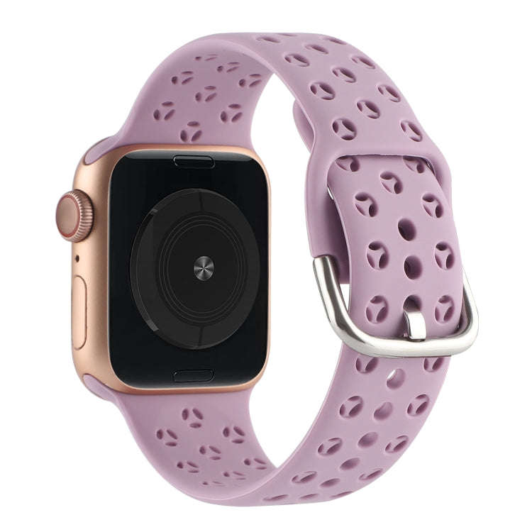 Hollow Out Silicone Watch Band For Apple Watch Ultra 49mm&Watch Ultra 2 49mm / Series 9&8&7 45mm ...