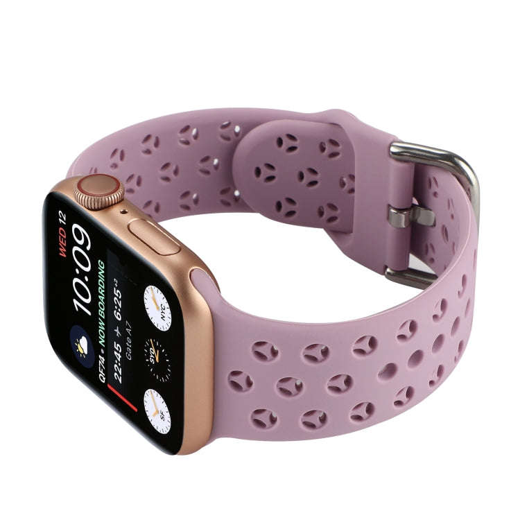 Hollow Out Silicone Watch Band For Apple Watch Ultra 49mm&Watch Ultra 2 49mm / Series 9&8&7 45mm ...