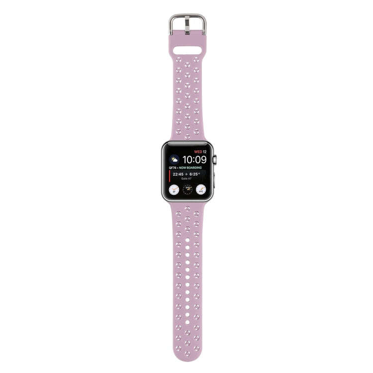 Hollow Out Silicone Watch Band For Apple Watch Ultra 49mm&Watch Ultra 2 49mm / Series 9&8&7 45mm ...