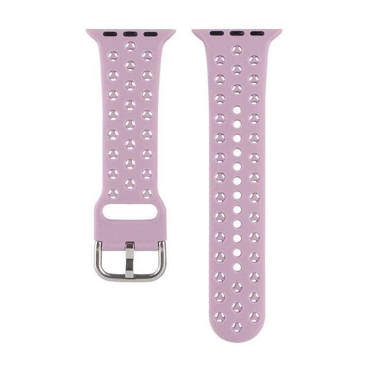 Hollow Out Silicone Watch Band For Apple Watch Ultra 49mm&Watch Ultra 2 49mm / Series 9&8&7 45mm ...