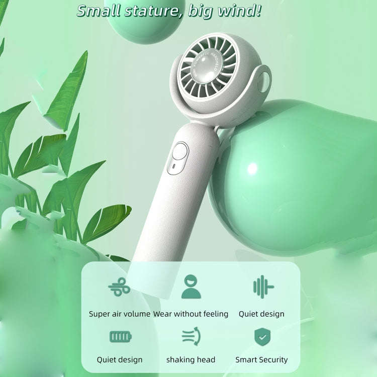 F10 USB Hanging Neck Electric Fan(Blue)