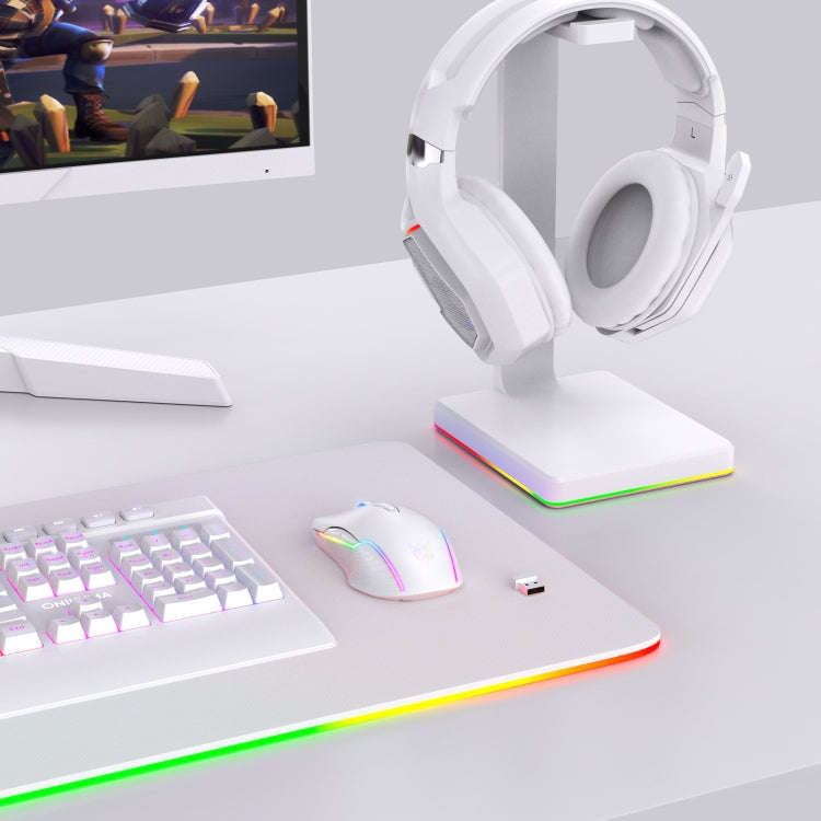 ONIKUMA CW905 2.4G RGB Lighting Wireless Mouse (Grey White)