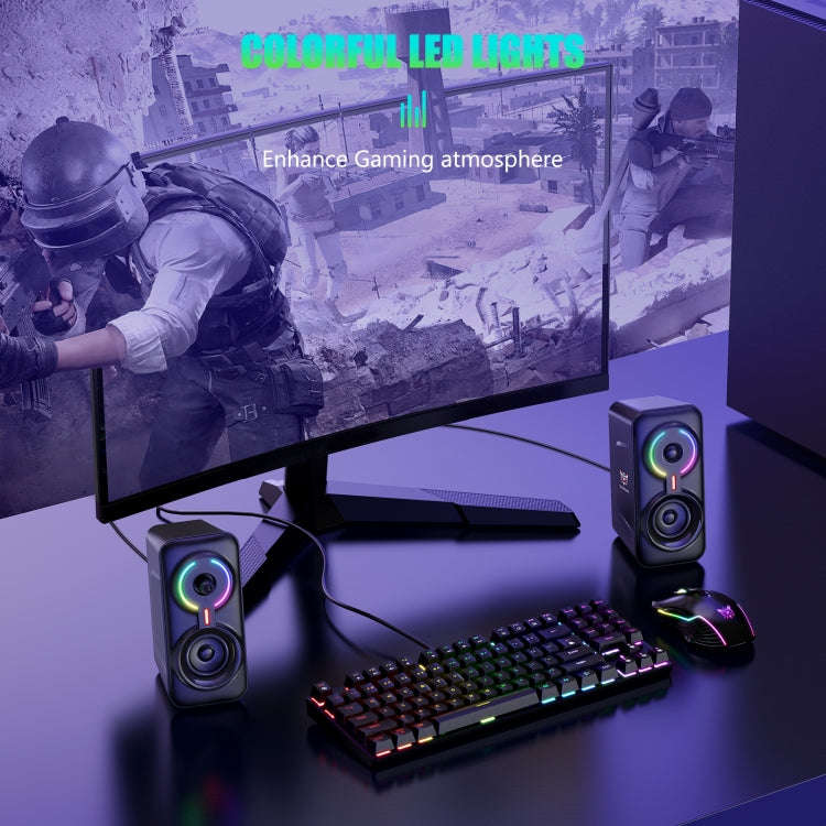 ONIKUMA L6 RGB Lighting Computer Audio with Bluetooth Function(Black)