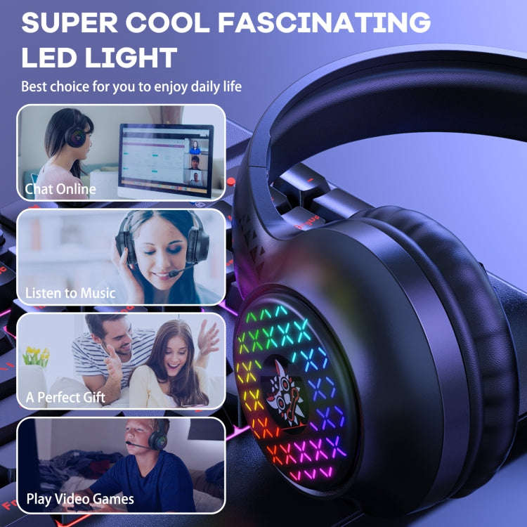 ONIKUMA X7 Pro USB + 3.5mm RGB Lighting Gaming Wired Headset(Black)