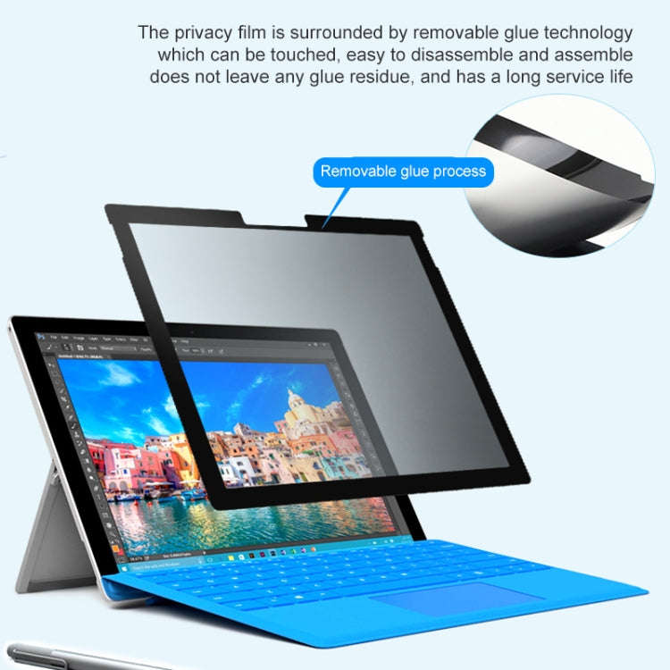 Laptop Frame Glue Anti-peeping Film For MicroSoft Surface Go 1 / 2 / 3