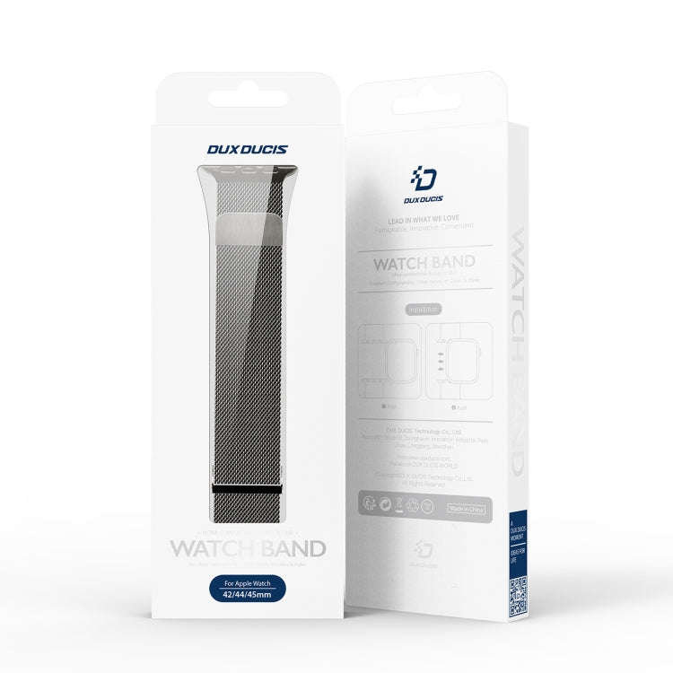 DUX DUCIS Milanese Watchband For Apple Watch Series 9&8&7 41mm / SE 3&SE 2&6&SE&5&4 40mm / 3&2&1 ...