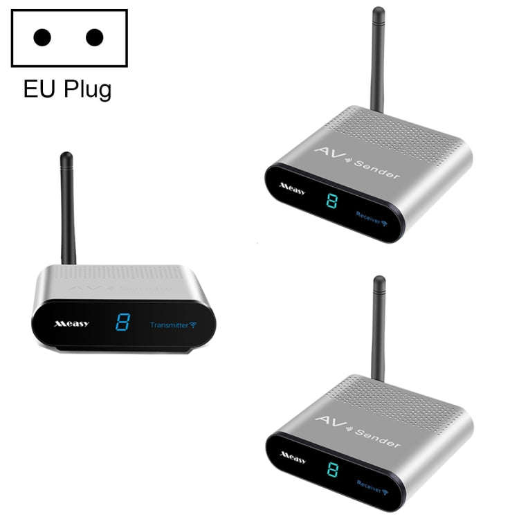 Measy AV530-2 5.8GHz Wireless Audio / Video Transmitter + 2 Receiver, Transmission Distance: 300m...