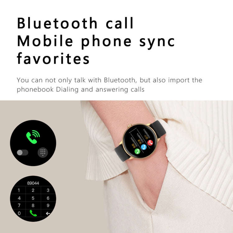 Q71 Pro 1.28 inch TFT Screen Silicone Strap Smart Watch, Support Bluetooth Call / Menstrual Cycle...