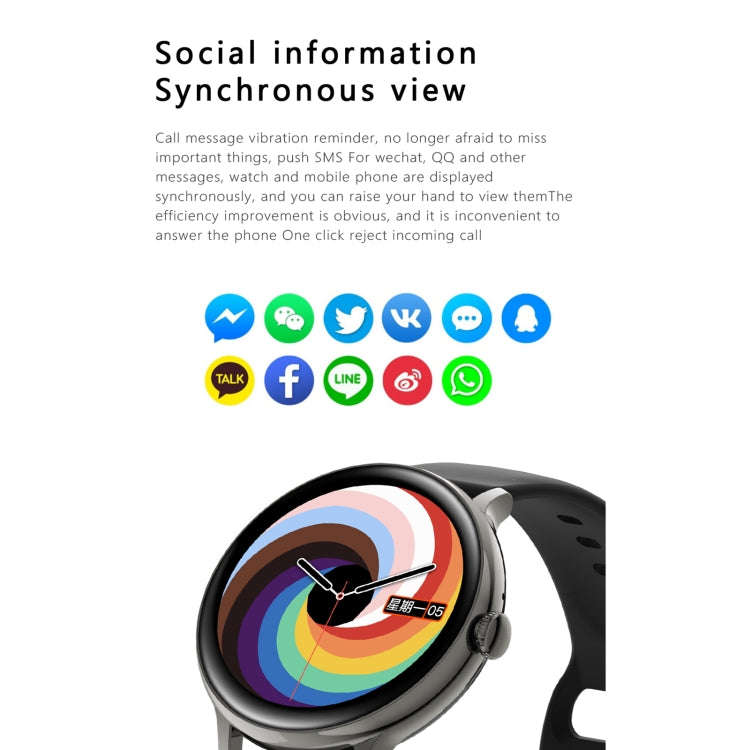 Q71 Pro 1.28 inch TFT Screen Silicone Strap Smart Watch, Support Bluetooth Call / Menstrual Cycle...