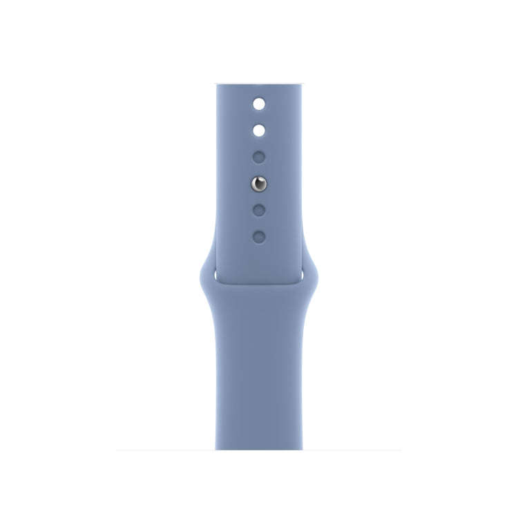 Silicone Watch Band For Apple Watch 42mm / 41mm / 40mm / 38mm(Cold Blue)