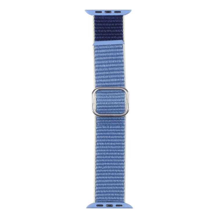 Nylon Watch Band For Apple Watch Series 9&8&7 41mm / SE 3&SE 2&6&SE&5&4 40mm / 3&2&1 38mm(Seashell)