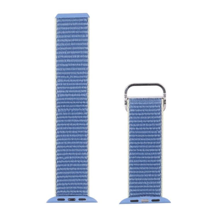Nylon Watch Band For Apple Watch Series 9&8&7 41mm / SE 3&SE 2&6&SE&5&4 40mm / 3&2&1 38mm(Seashell)