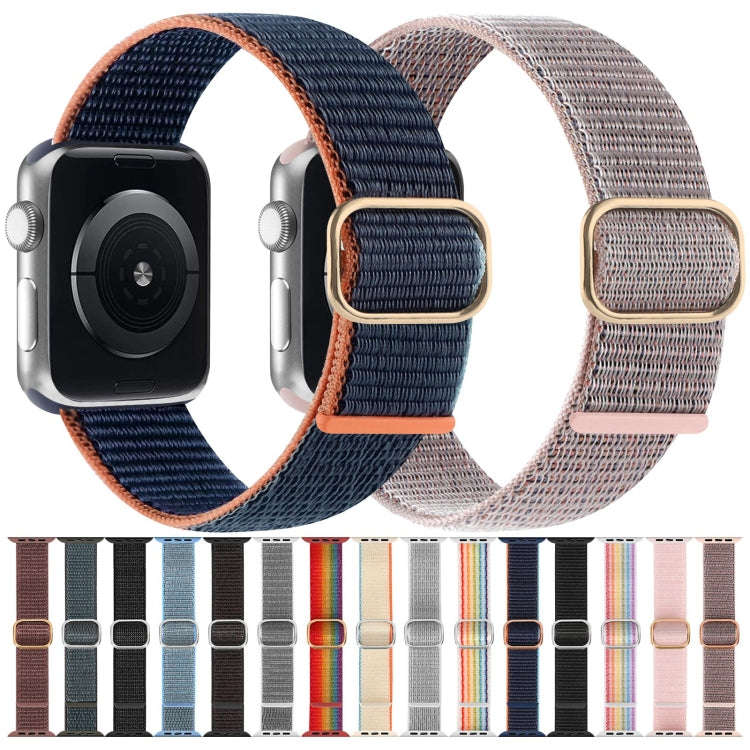 Nylon Watch Band For Apple Watch Ultra 49mm&Watch Ultra 2 49mm / Series 9&8&7 45mm / SE 3&SE 2&6&...
