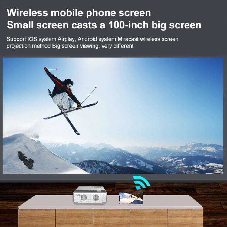 E460 1280x720P 120ANSI LCD LED Smart Projector, Basic Version, Plug Type:AU Plug