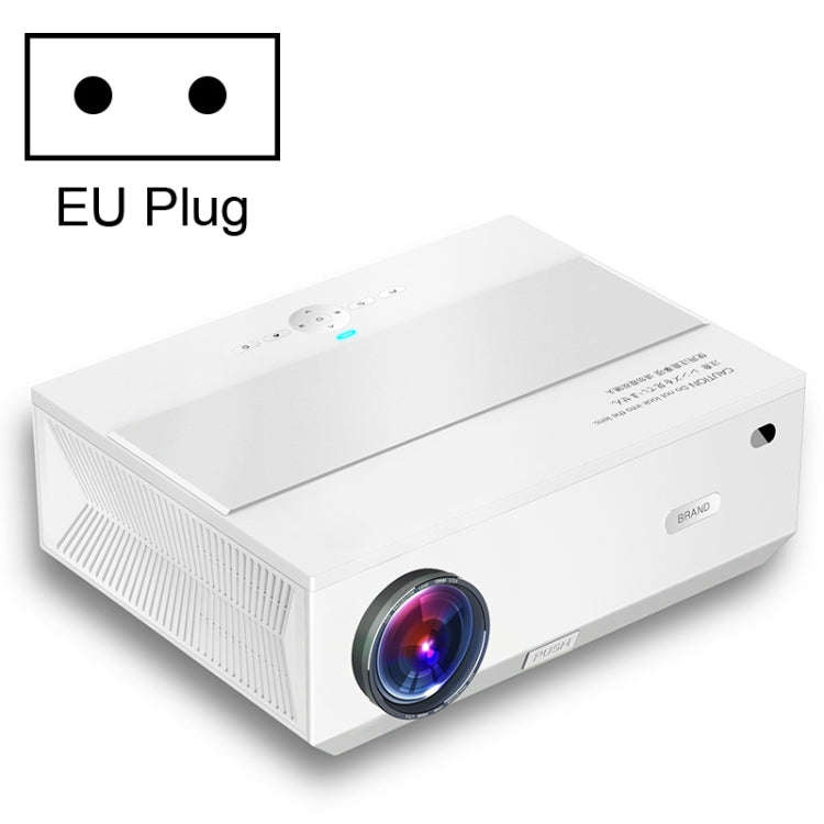 E600S 1920x1080P 400ANSI LCD LED Smart Projector, Same Screen Version, Plug Type:EU Plug