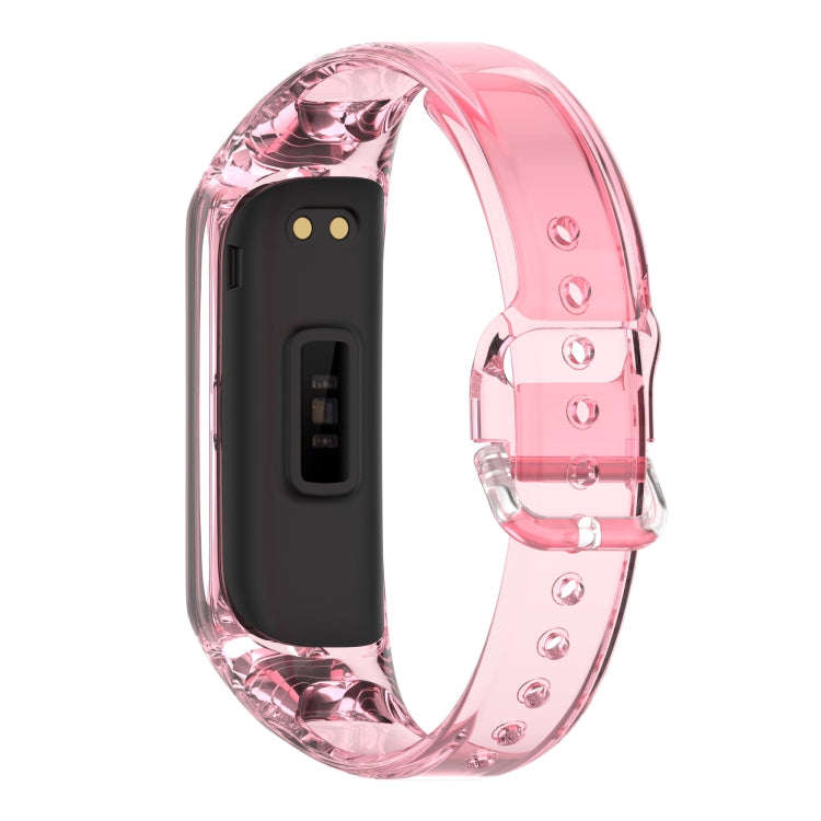 For Samsung Galaxy Fit 2 SM-R220 Discoloration in Light TPU Watch Band(Red)