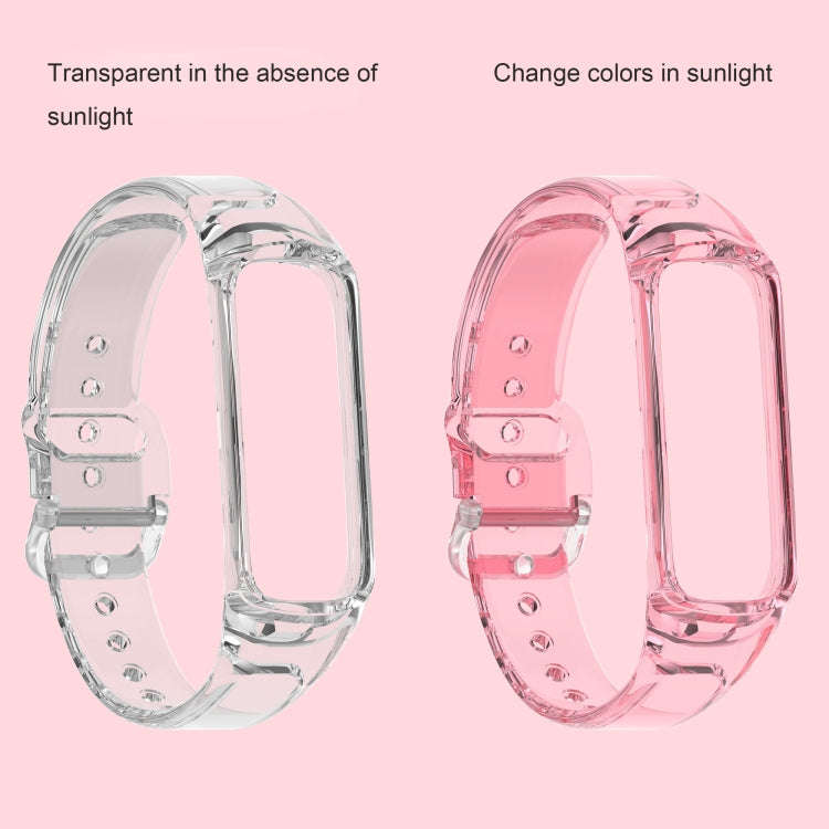 For Samsung Galaxy Fit 2 SM-R220 Discoloration in Light TPU Watch Band(Red)