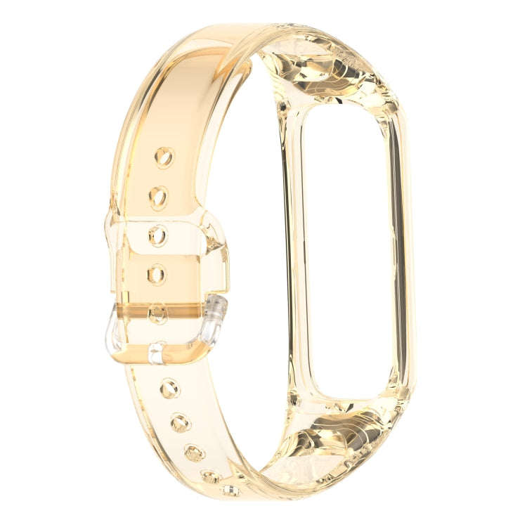For Samsung Galaxy Fit 2 SM-R220 Discoloration in Light TPU Watch Band(Yellow)