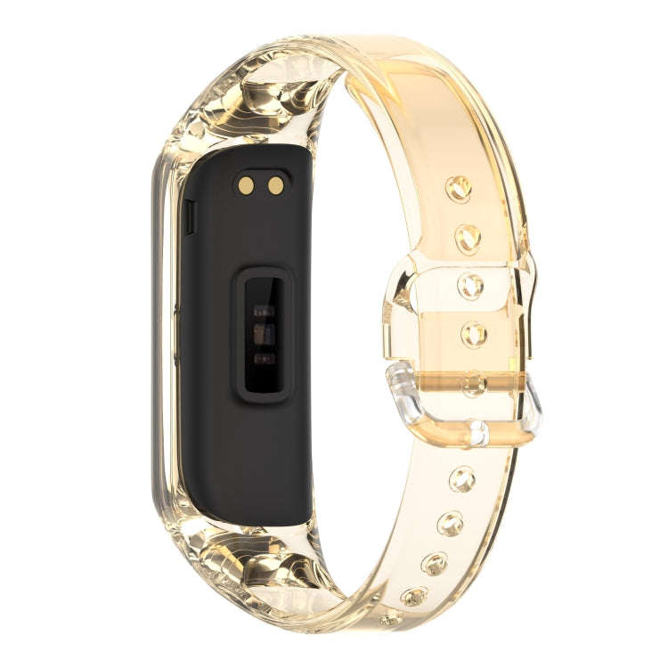 For Samsung Galaxy Fit 2 SM-R220 Discoloration in Light TPU Watch Band(Yellow)