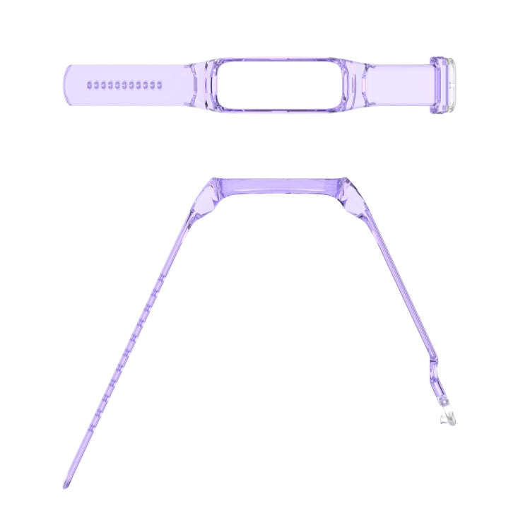 For Samsung Galaxy Fit 2 SM-R220 Discoloration in Light TPU Watch Band(Purple)