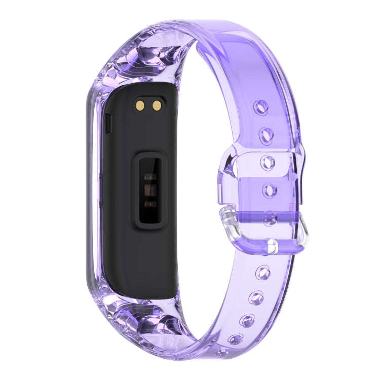 For Samsung Galaxy Fit 2 SM-R220 Discoloration in Light TPU Watch Band(Purple)
