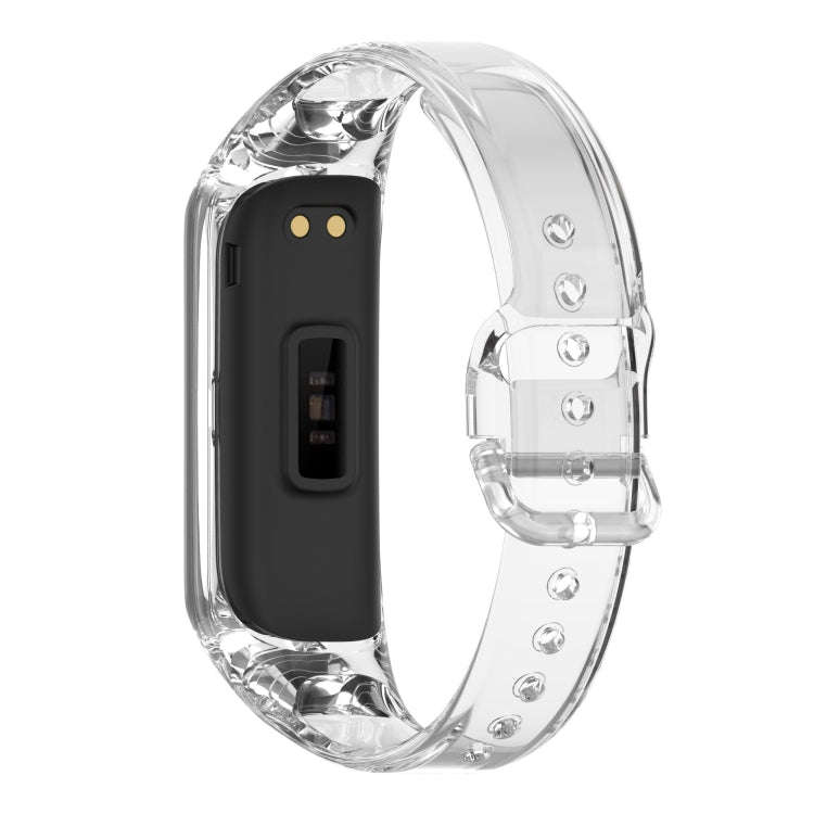 For Samsung Galaxy Fit 2 SM-R220 Discoloration in Light TPU Watch Band(White)
