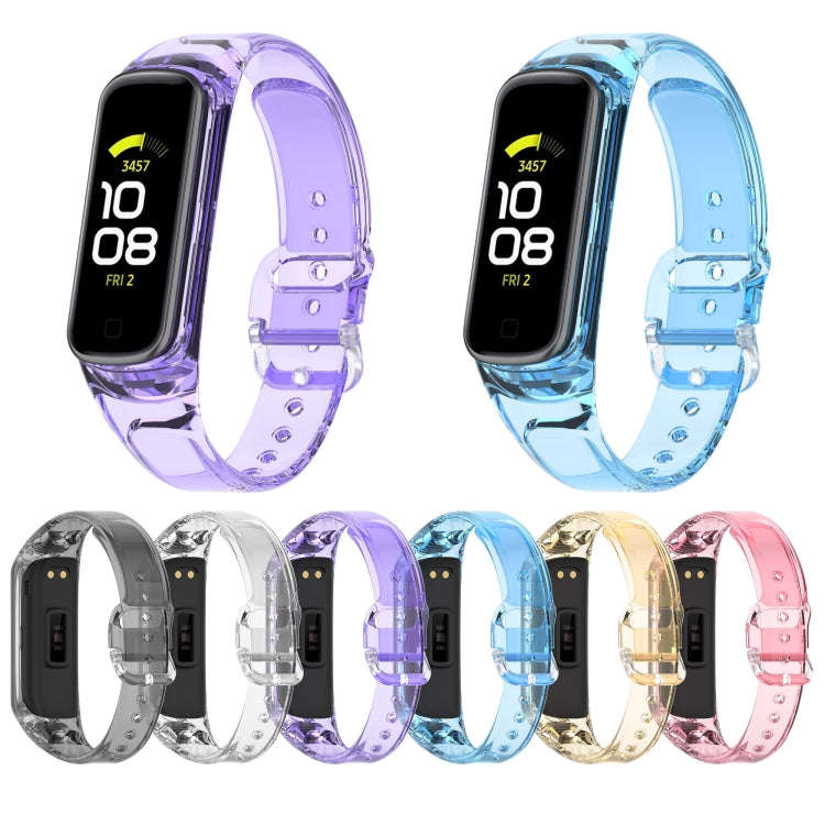 For Samsung Galaxy Fit 2 SM-R220 Discoloration in Light TPU Watch Band(Red)