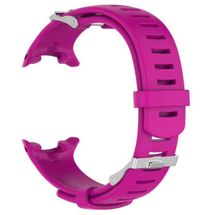 For Sunnto D4 / D4i Novo Diving Watch Silicone Watch Band with Extension Strap(Rose Red)