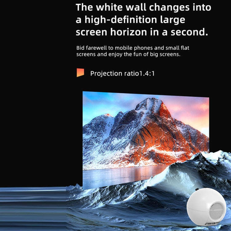 YG270+ 1280x720P 100ANSI LCD LED Smart Projector, Wireless Same Screen Version, Plug Type:US Plug