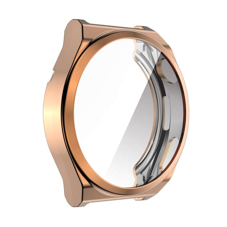 For Huawei Watch GT3 Pro 43mm Electroplating Full Coverage TPU Watch Case(Rose Gold)