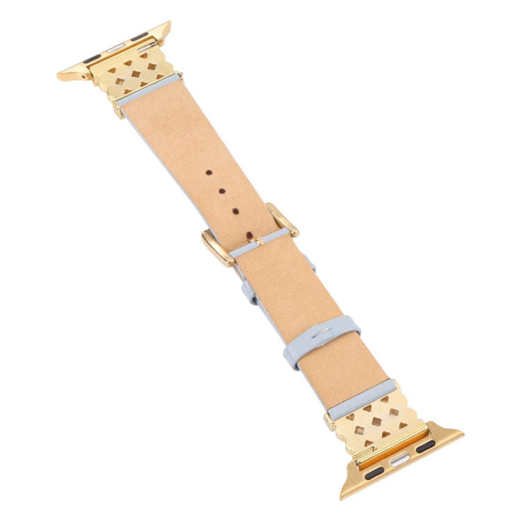 Pearl Diamond Leather Watch Band For Apple Watch Ultra 49mm&Watch Ultra 2 49mm / Series 9&8&7 45m...
