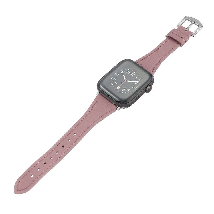 Genuine Leather Watch Band For Apple Watch Series 9&8&7 41mm / SE 3&SE 2&6&SE&5&4 40mm / 3&2&1 38...