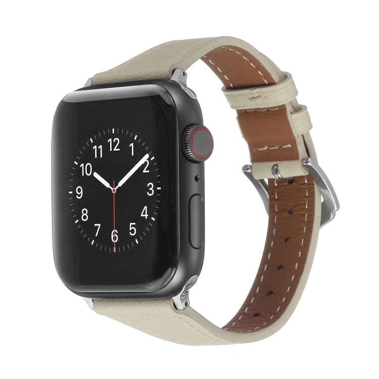 Genuine Leather Watch Band For Apple Watch Ultra 49mm&Watch Ultra 2 49mm / Series 9&8&7 45mm / SE...