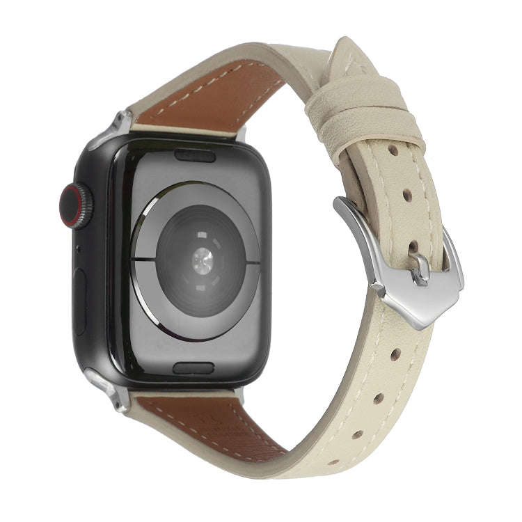 Genuine Leather Watch Band For Apple Watch Ultra 49mm&Watch Ultra 2 49mm / Series 9&8&7 45mm / SE...