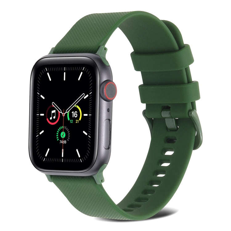 Plain Weave Silicone Watch Band For Apple Watch Ultra 49mm&Watch Ultra 2 49mm / Series 9&8&7 45mm...